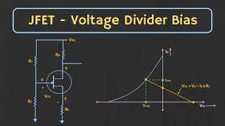 JFET Voltage Divider Bias Configuration Explained with Solved Example [upl. by Ynej]