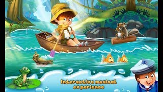 Fun Baby Kids Game  Row Your Boat  Interactive Sing Along for Kids Theo Kids Games Club by TabTale [upl. by Cilka445]