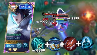 BEST BUILD ITEM BENEDETTA SEMI TANK IS TOO TANKY   MOBILE LEGENDS [upl. by Bremen]