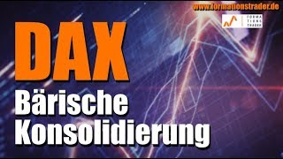 DAX Bärische Konsolidierung [upl. by Meean]