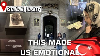 WE SEEN PROPHET MUHAMMAD PBUH BELONGINGS IN ISTANBUL 🇹🇷  TOPKAPI PALACE [upl. by Euqirrne]