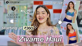 Zivame Lingerie haul 👙affordable Every Girl Should Have  bras nightwear activewear 👚 [upl. by Naul618]