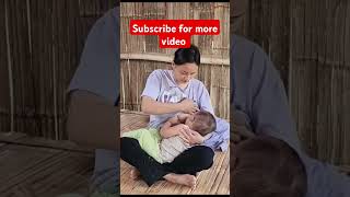 Breastfeeding cute baby 🥰🥰 breastfeeding babybreasfeeding cutebaby youtubeshorts shorts video [upl. by Oek89]