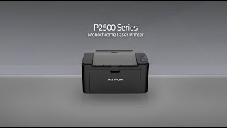 【Laser printer】 P2500 series  Monochrome Product Intro  Pantum [upl. by Sessilu]