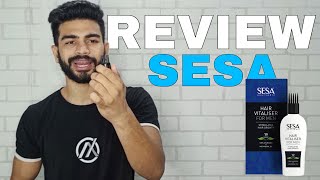 SESA HAIR VITALISER FOR MEN  hair care oil  review [upl. by Ylimme962]