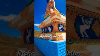 Highest buddha statue😍 shorts youtubeshorts youtube ytshorts trending shortsfeed [upl. by Noni]