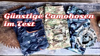 Günstige Tarnhosen im Test Camouflage Arbeitshose Paintball Hose Trekking Hose Outdoor Hose [upl. by Naget]