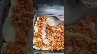 Ajj Maine lasagna bana ya food animefoodie recipe minivlog foodmusic tofubeats dagashi [upl. by Gnehc292]