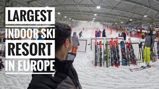 Largest Indoor Ski Resort in EUROPE  Snow World Landgraaf The Netherlands 4K [upl. by Ajed]