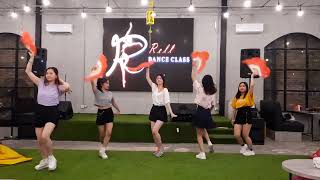 MANG CHUNG  GRAIN IN EAR DANCE REMIX chinese fan dance choreography by Aurell Liow [upl. by Aeduj]