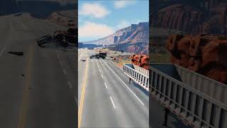 BeamNG Drive Realistic Freeway crashmoments  413 [upl. by Nadabb]