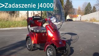 Skuter Elektryczny Econelo j4000 zadaszony prezentacja omówienie [upl. by Htebasyle604]