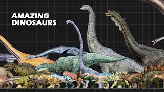 Dinosaurs Size Comparison  Walking and Running with Dinosaurs [upl. by Jeddy]