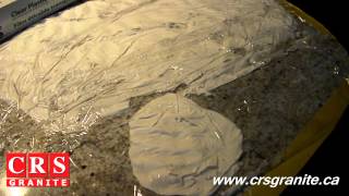 Granite Countertops by CRS Granite  How to Remove Oil Marks [upl. by Clynes]