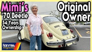 90 years old Mimis daily driver 1970 Beetle She has owned it since it was brand new [upl. by Jackelyn]