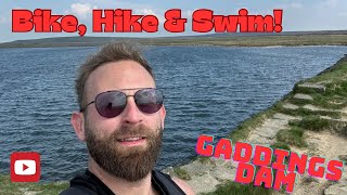 Biking HIKING amp Cold Water Dippin’  GADDINGS DAM  Lancashire [upl. by Lilithe]