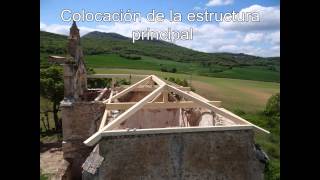 Proceso de construcción de una cubierta de madera [upl. by Ballard]