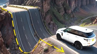 Cars vs Giant Dip ▶️ BeamNG Drive [upl. by Arlin641]