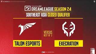 Talon Esports vs Execration  Dream League S24 SEA Close Qualifier AvilleYT [upl. by Zischke]