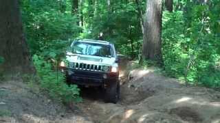 Hummer H2 H3 amp H3T vs Jeep JK at Beasley Knob [upl. by Ateekram]