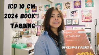 ICD10 CM 2024 BOOK TABBING 2024  GIVEAWAY PART 2 [upl. by Htebazie550]