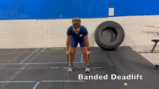 Banded Deadlift [upl. by Kedezihclem]