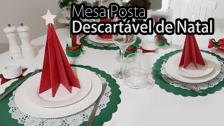 Mesa Posta Descartável de Natal [upl. by Eidoow613]