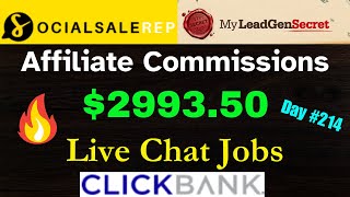 Social Sale Rep Clickbank Case Study  My Lead Gen Secret Day 214 [upl. by Bergh]