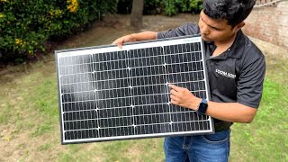 Loom Solar Panel Unboxing 55 Watt Mono perc [upl. by Ahsienel835]