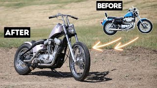 Building a Sportster Chopper in 15 Minutes  Start to Finish [upl. by Claudina]