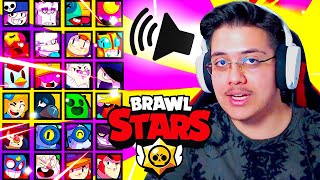 BÜTÜN KARAKTERLERİ SESLENDİRDİM  Brawl Stars [upl. by Macmillan]