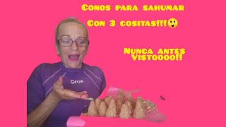 conitos sahumadores con solo 3 ingredientessss😲 [upl. by Nameloc]