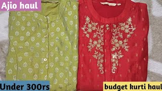 Ajio avaasa amp fusion brand kurti haul awesome collection dont missUnder 300 👌 Quality [upl. by Mauro570]