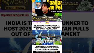 India host Champions Trophy 2025 😱🔥 youtubeshorts championstrophy host india cricketnews yt [upl. by Lanor458]