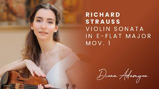 Strauss Violin Sonata in Eflat major Op 18 mov 1  Diana Adamyan violin amp Zitong Wang piano [upl. by Dale]