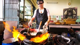 Thai Street Food Michelin Star  GIANT CRAB OMELET at Jay Fai ร้านเจ๊ไฝ in Bangkok Thailand [upl. by Peale]