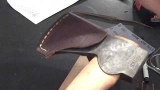 Gransfors Bruks SFA Axe  Making a new masksheath [upl. by Japheth549]