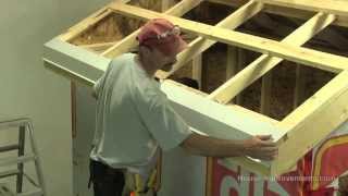 How To Build A Shed  Part 4 Installing Sheet Metal Roof [upl. by Atirehgram]