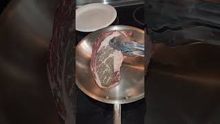 5 steak vs 50 dollar steak on a steel pan [upl. by Kitti]