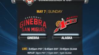 PBA Commissioners Cup May 7 2017 North America [upl. by Faline405]