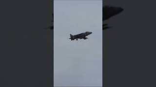 AV8B Harrier hover over MCAS Beaufort shorts aviation harrier jets marines usmc airshow [upl. by Ymij4]