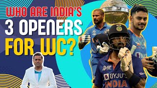 Who could be India’s 3 Openers in WC 🤔  Cricket Chaupaal 🏏 ODIWorldCup2023 [upl. by Helga]