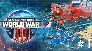 Conflict of Nations World War 3  Gameplay Columbia 1 [upl. by Nerehs]