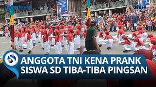 Aksi PRANK SISWA SD Purapura Pingsan Saat Lomba Gerak Jalan Berhasil Bikin Anggota TNI Panik [upl. by Belanger648]