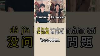 Mandarin VS Cantonese learnchinese cantonese chinese [upl. by Attenna]