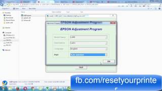 EPSON L495 Reset Epson L495 Adjustment Program [upl. by Meedan]