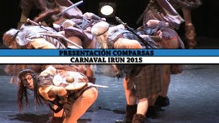 Presentación de Comparsas Carnaval completa en Irun 2015  Txingudi Online [upl. by Damales]