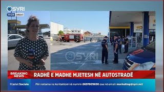 LAJMI I FUNDIT Shpërthen autoboti në karburant 09082024 [upl. by Drofnas]