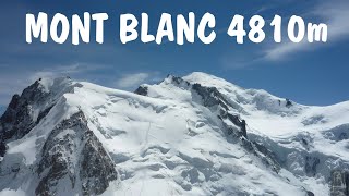 Mont Blanc summit Droga Włoska Papieska Alpy 2 lipiec 2024 4K [upl. by Marashio]