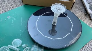 AISITIN 2 IN 1 DIY Solar Springbrunnen mit 3 5W Abnehmbares Sonnenkollektor Richtig vielseitig eins [upl. by Ellynad224]